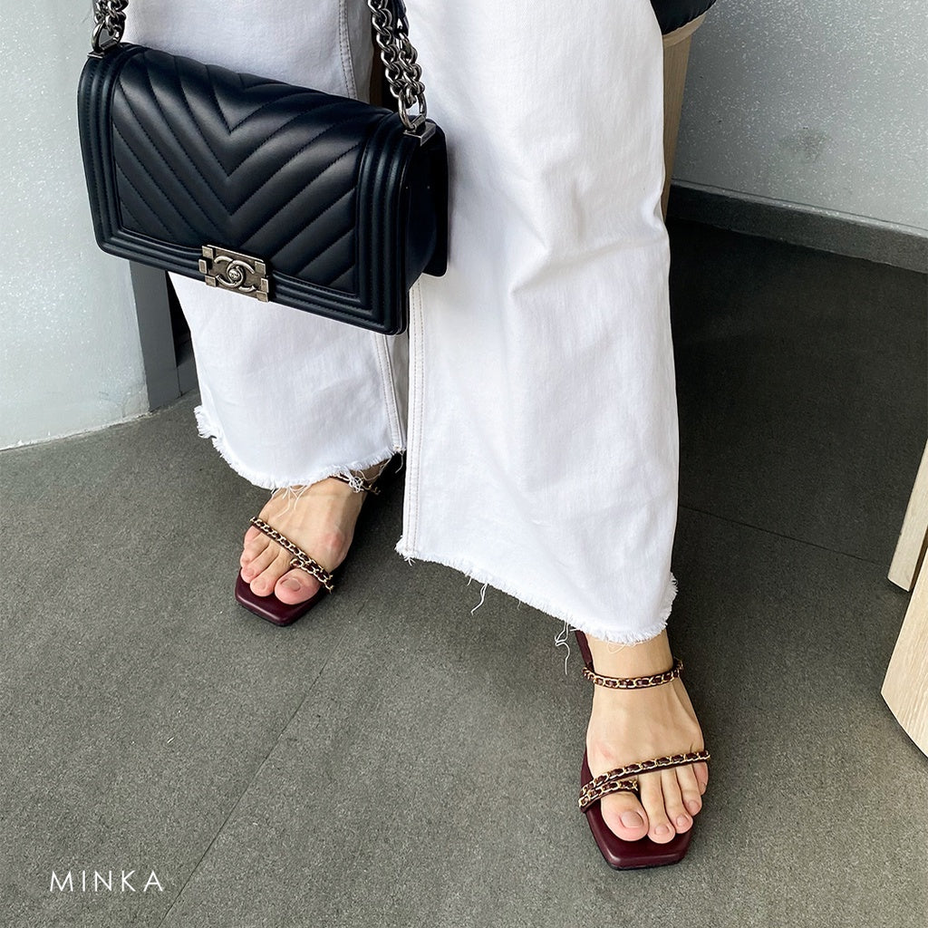 Serena Flats, square-toe buckle flats – photo 3