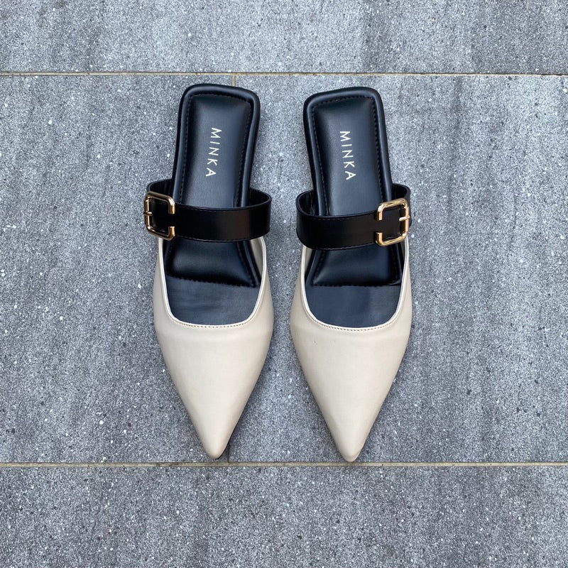 Sophia Buckle Mules