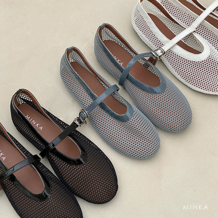 Sole Serene Flats – breathable mesh flats for women