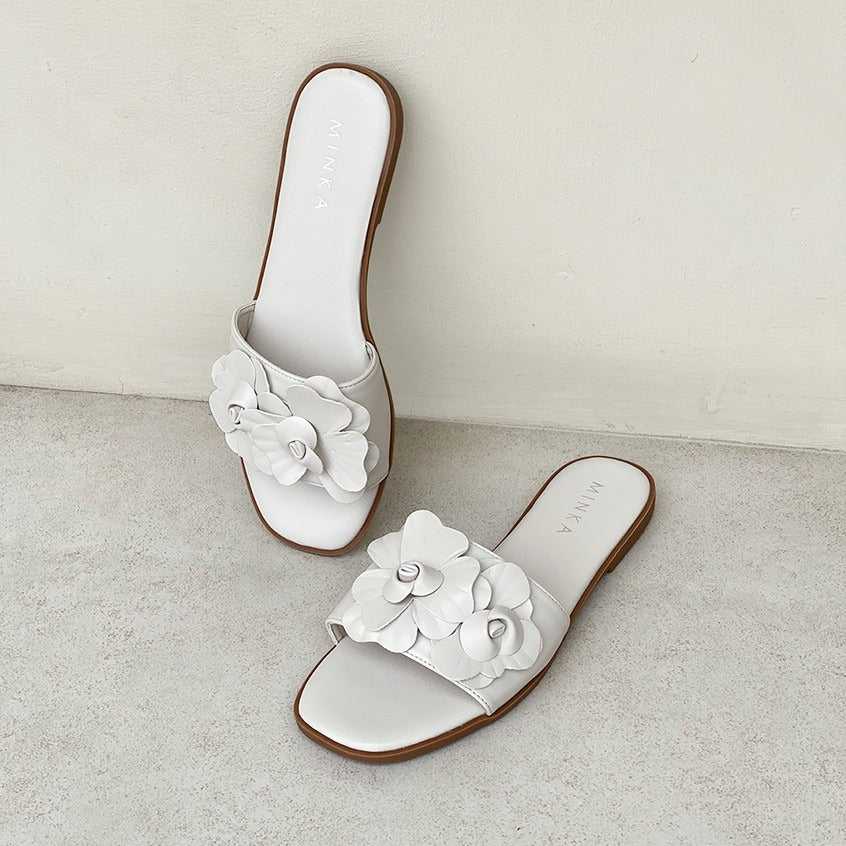 WARA Flora Square Toe Flats