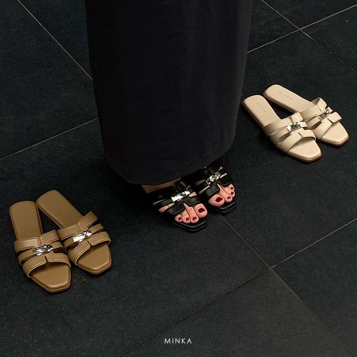RAN Sandals, buckle flat sandals – photo 4