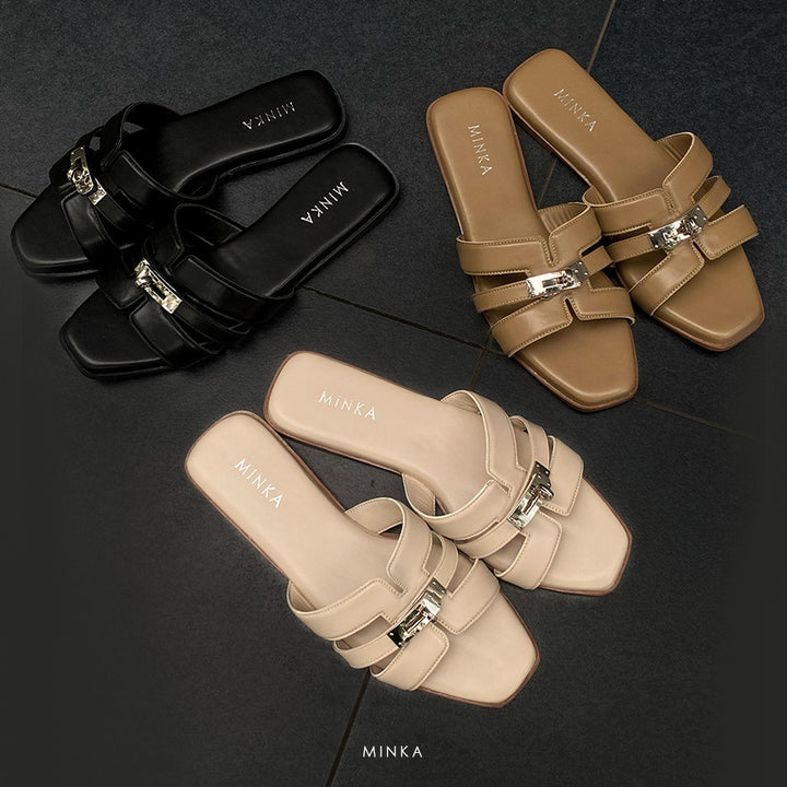 RAN Sandals, buckle flat sandals – photo 5