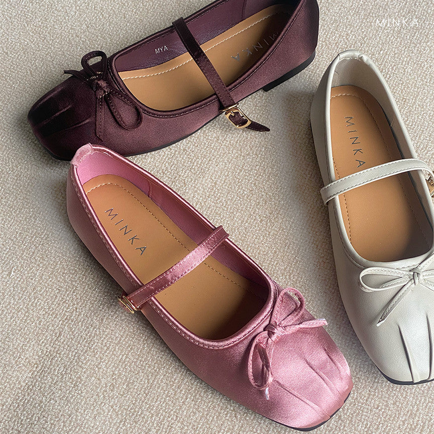 Ariana Mary Jane Flats, square-toe velvet Mary Janes – photo 6