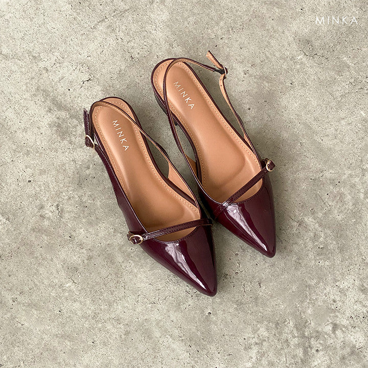 Glossy Pointed Heels